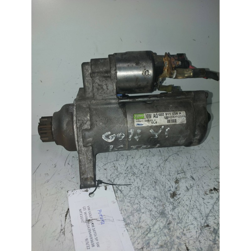 Recambio de motor arranque para volkswagen golf vi variant (aj5) advance referencia OEM IAM 02Z911024A VALEO 