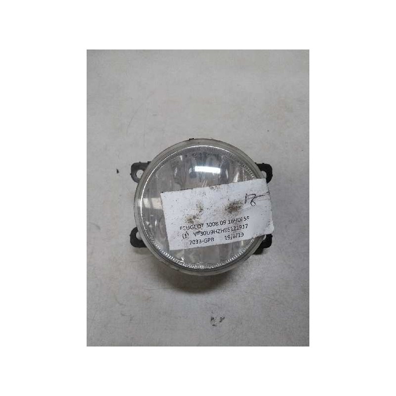 Recambio de faro antiniebla izquierdo para peugeot 3008 premium referencia OEM IAM   