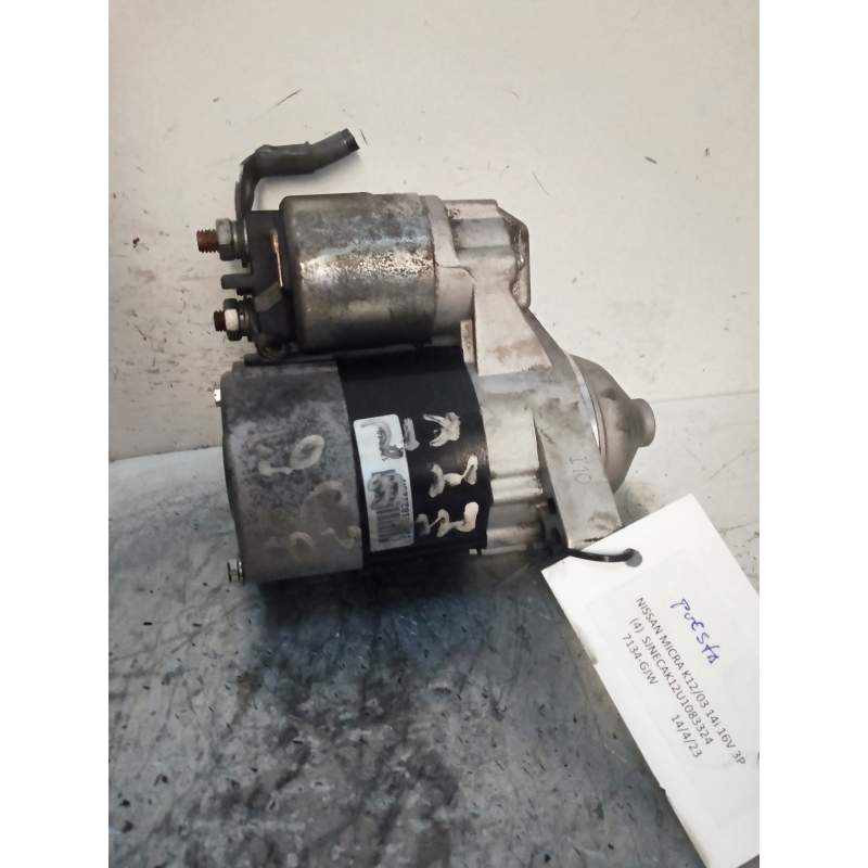 Recambio de motor arranque para nissan micra (k12e) acenta referencia OEM IAM  14G 2003