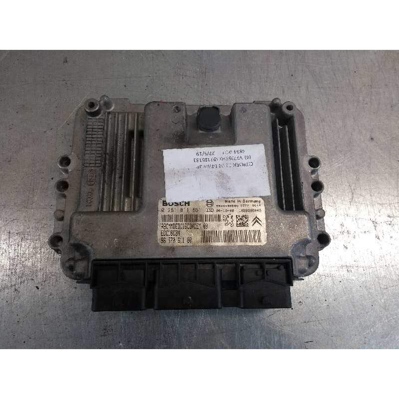 Recambio de centralita motor uce para citroën c2 sx referencia OEM IAM 0281011861 9657061180 EDC16C34