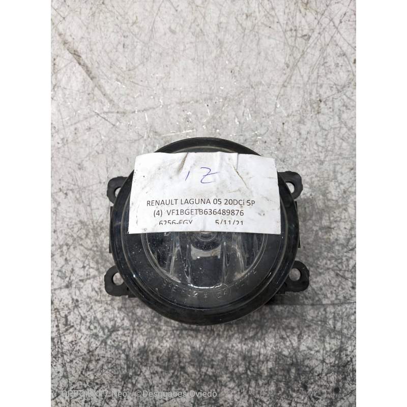 Recambio de faro antiniebla izquierdo para renault laguna ii (bg0) confort dynamique referencia OEM IAM   2005