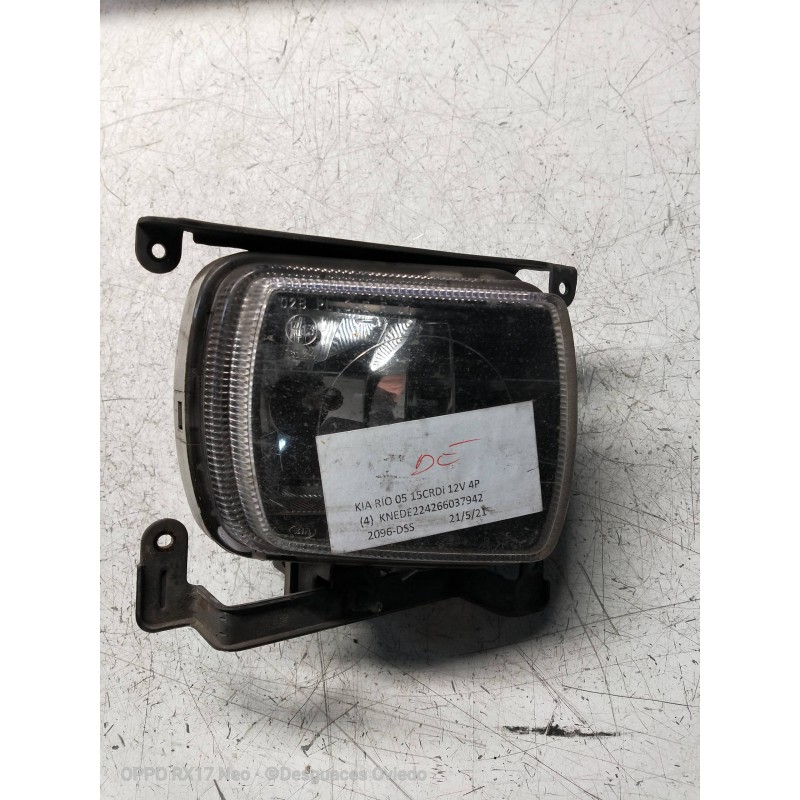 Recambio de faro antiniebla derecho para kia rio 1.5 crdi ex2 referencia OEM IAM   