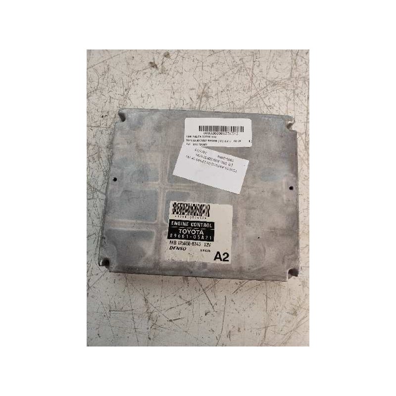 Recambio de centralita motor uce para toyota avensis wagon (t25) 2.2 d-4d cat referencia OEM IAM 8966105A21 MB1758008343 1758008