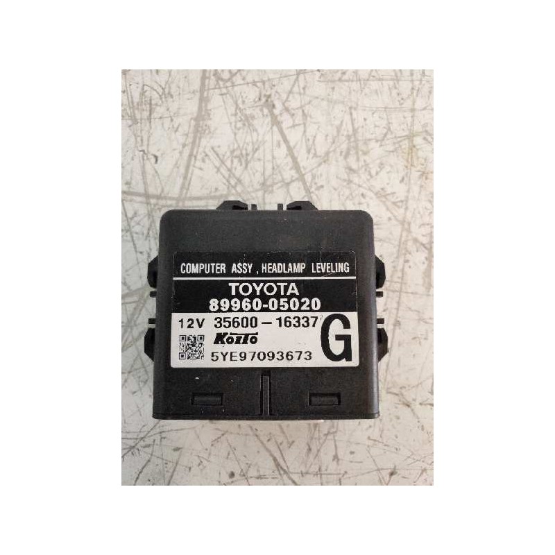 Recambio de modulo electronico para toyota avensis wagon (t25) 2.2 d-4d cat referencia OEM IAM 8996005020 3560016337 