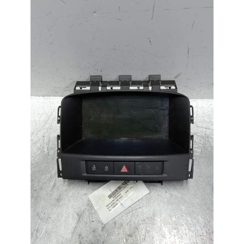 Recambio de pantalla multifuncion para opel astra j lim. cosmo referencia OEM IAM 13223793  
