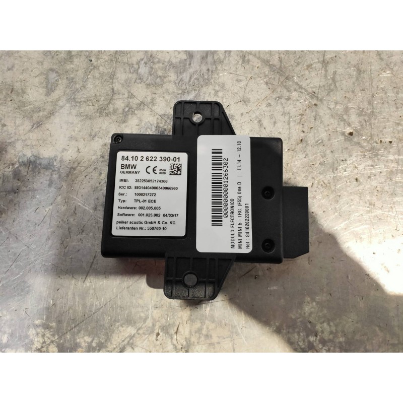 Recambio de modulo electronico para mini mini 5-trg. (f55) one d referencia OEM IAM 8410262239001 55076010 