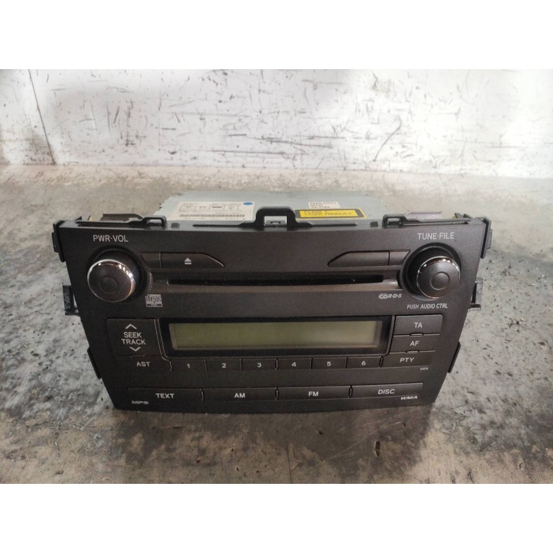 Recambio de sistema audio / radio cd para toyota corolla (e15) luna referencia OEM IAM 8612012B00 CQJS7670A 