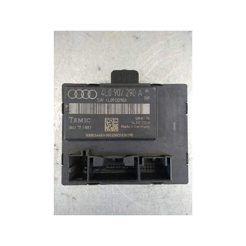 Recambio de centralita cierre para audi q7 (4l) 4.2 v8 32v tdi biturbo referencia OEM IAM 4L0907290A PORTON TRA 4L0910290A