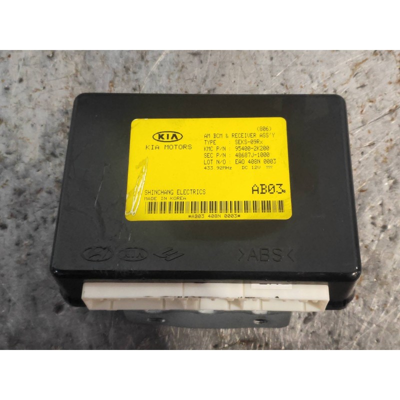 Recambio de modulo electronico para kia soul diva referencia OEM IAM 954002K200 48687J1000 