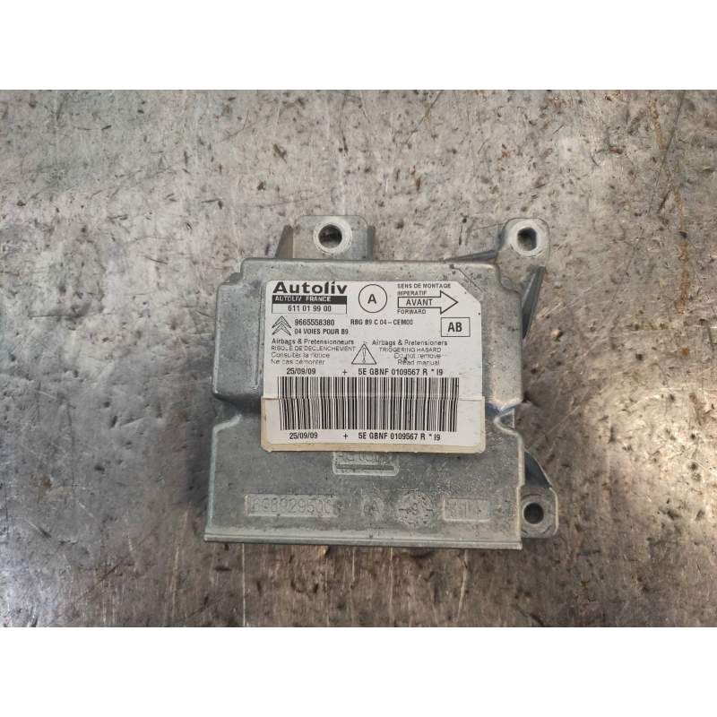 Recambio de centralita airbag para citroën berlingo station wagon sx multispace referencia OEM IAM 61101990 9665558380 
