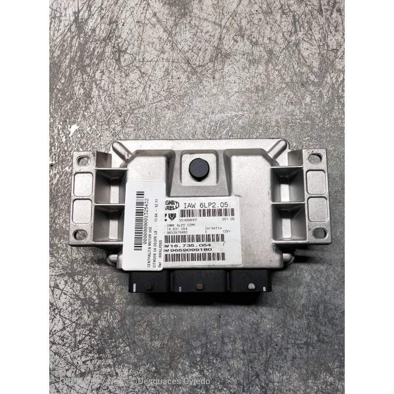 Recambio de centralita motor uce para citroën c4 coupe lx referencia OEM IAM IAW6LP205 9653979480 9659099180