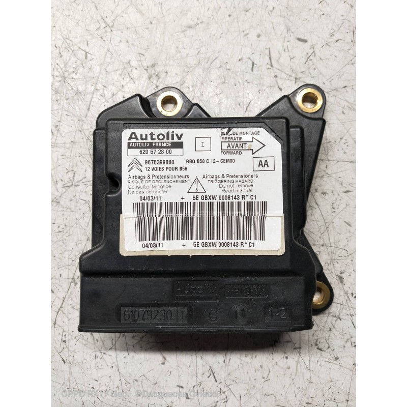 Recambio de centralita airbag para citroen c4 grand picasso millenium referencia OEM IAM 620572800 9676399880 