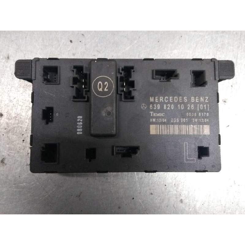 Recambio de centralita cierre para mercedes-benz vito caja cerrada 6.03  111 cdi largo (639.603) referencia OEM IAM 6398201026 D