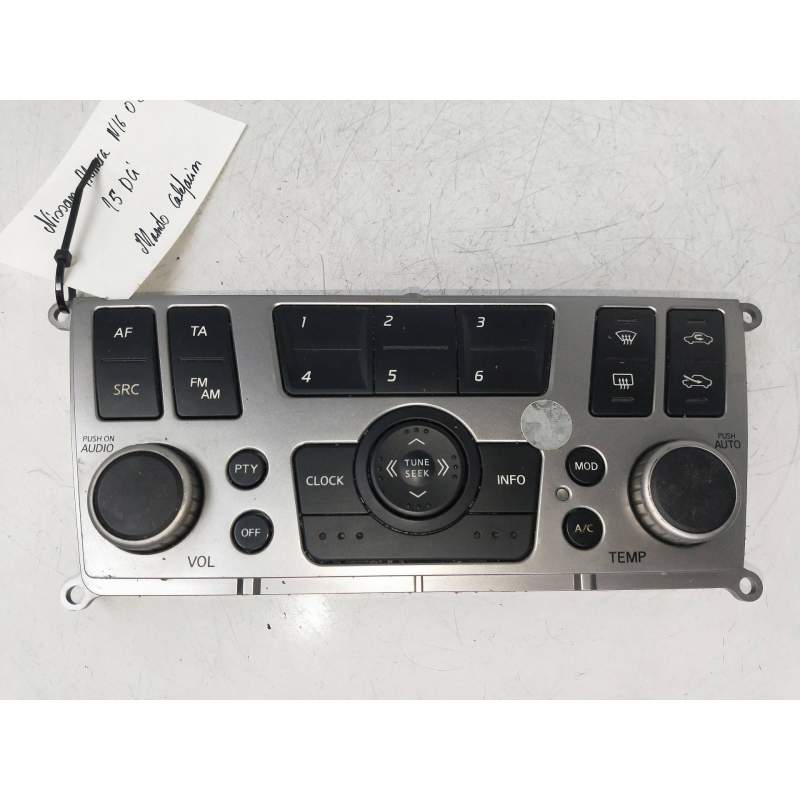 Recambio de mando calefaccion / aire acondicionado para nissan almera (n16/e) visia referencia OEM IAM 28395BN801 50870410H 2002