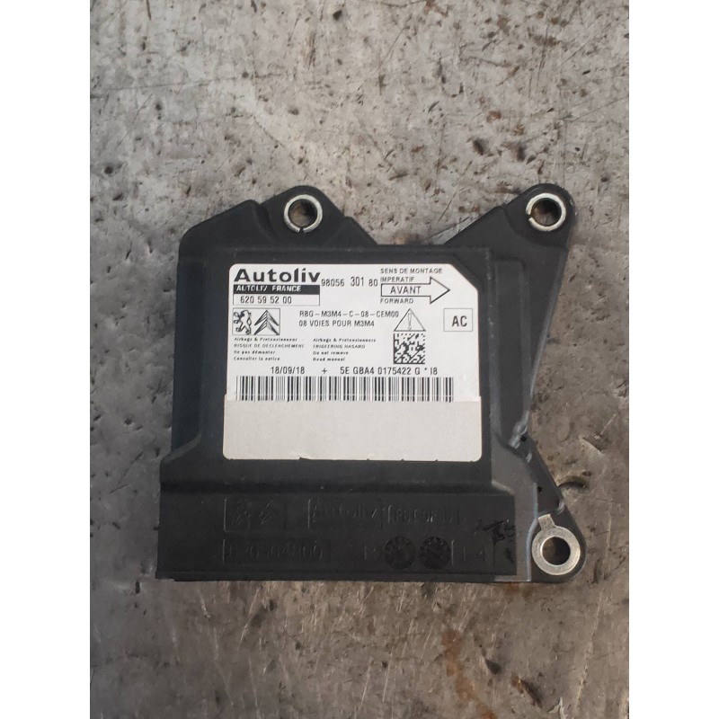 Recambio de centralita airbag para citroen c-elysée shine referencia OEM IAM 9805630180  