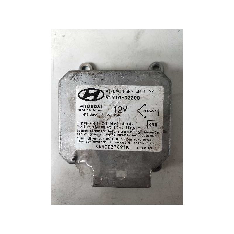 Recambio de centralita airbag para hyundai atos (mx) gl referencia OEM IAM 9591002200 54H0037891B 