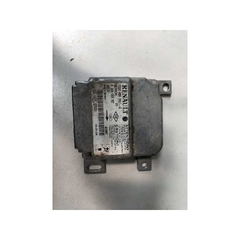 Recambio de centralita airbag para renault clio ii fase i (b/cbo) 1.9 d referencia OEM IAM 0285001157 7700428310G 