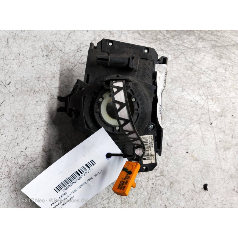 Recambio de anillo airbag para renault clio ii fase i (b/cbo) referencia OEM IAM V54354355E 54034982A 