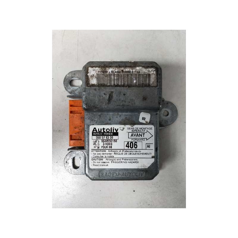 Recambio de centralita airbag para peugeot 406 berlina (s1/s2) srdt referencia OEM IAM 550579300 9630550180 