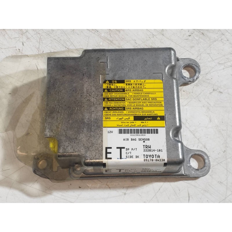 Recambio de centralita airbag para toyota auris 1.4 turbodiesel cat referencia OEM IAM 222814101 891700W330 