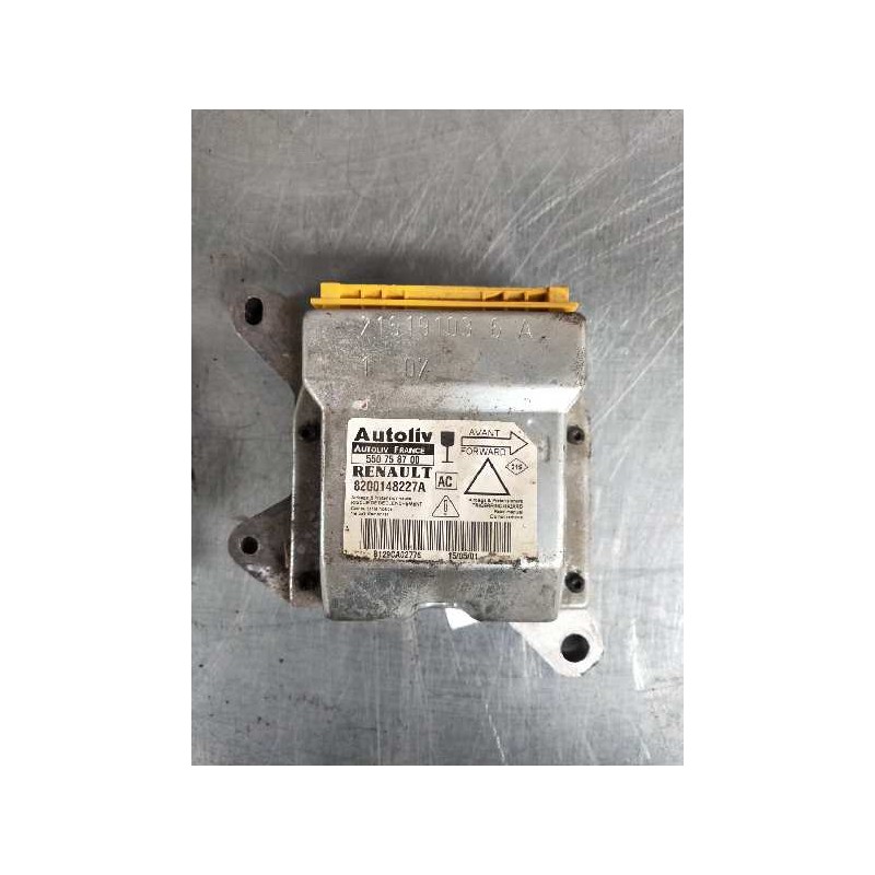 Recambio de centralita airbag para renault laguna ii (bg0) authentique referencia OEM IAM 550758700 8200148227A AC