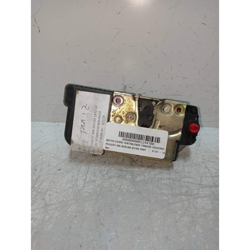 Recambio de motor cierre centralizado trasero izquierdo para peugeot 406 berlina (s1/s2) srdt referencia OEM IAM   95