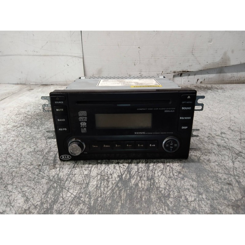 Recambio de sistema audio / radio cd para kia cerato 1.6 crdi referencia OEM IAM LACM5651EK 3850RCM121Z 10R023312