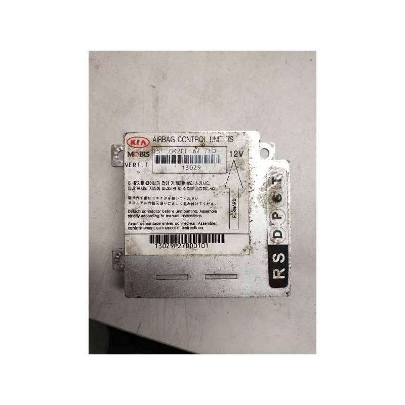 Recambio de centralita airbag para kia carens 2.0 crdi ex monovolumen referencia OEM IAM J50K2FE677F0 13029 