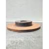 Recambio de disco freno delantero para fiat nuova 500 (150) 1.2 cat referencia OEM IAM   
