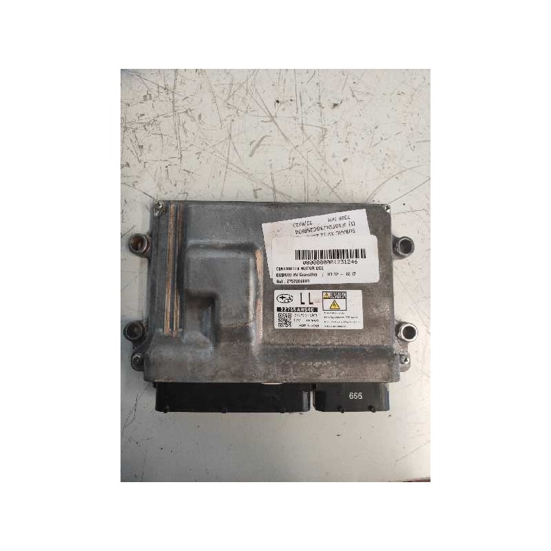 Recambio de centralita motor uce para subaru xv executive referencia OEM IAM 2757006901 22765AH540 LL