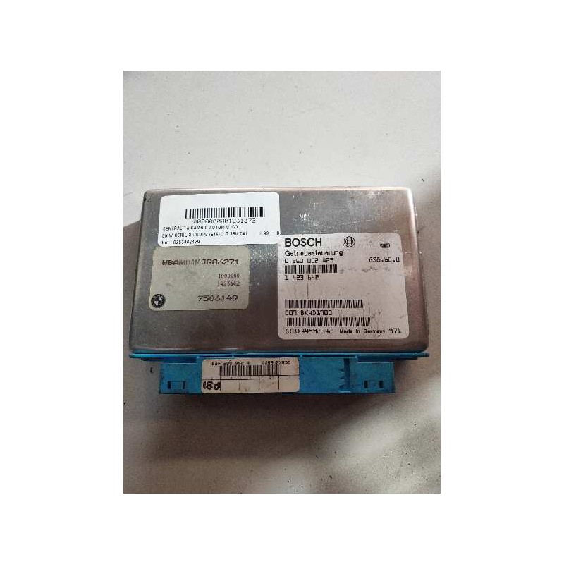 Recambio de centralita cambio automatico para bmw serie 3 coupe (e46) 2.0 16v cat referencia OEM IAM 0260002429 1423642 7506149