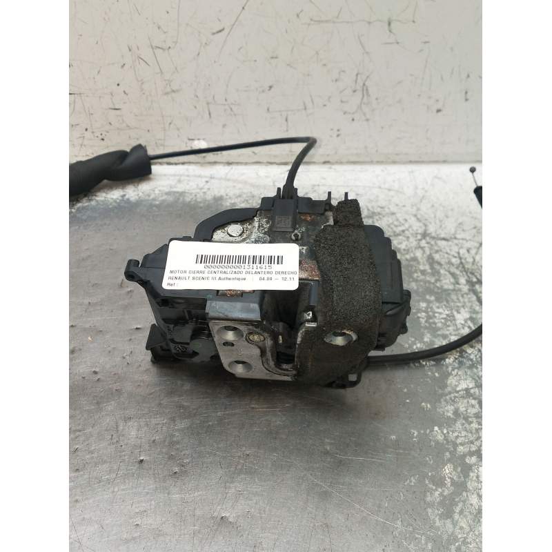 Recambio de motor cierre centralizado delantero derecho para renault scenic iii authentique referencia OEM IAM  5P 2009