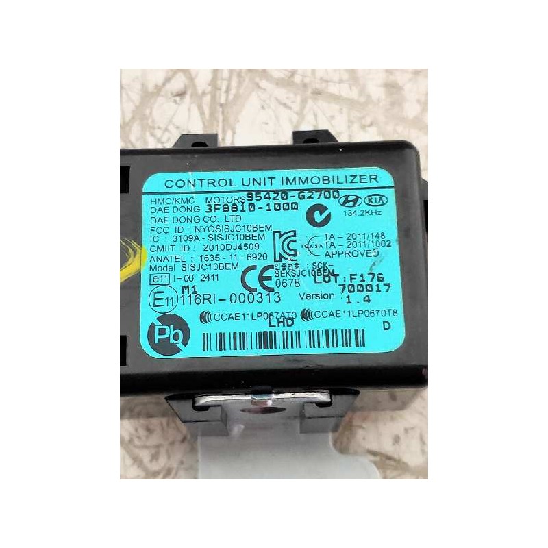 Recambio de modulo electronico para hyundai i30 (pd) style referencia OEM IAM 95420G2700 3F00101000 