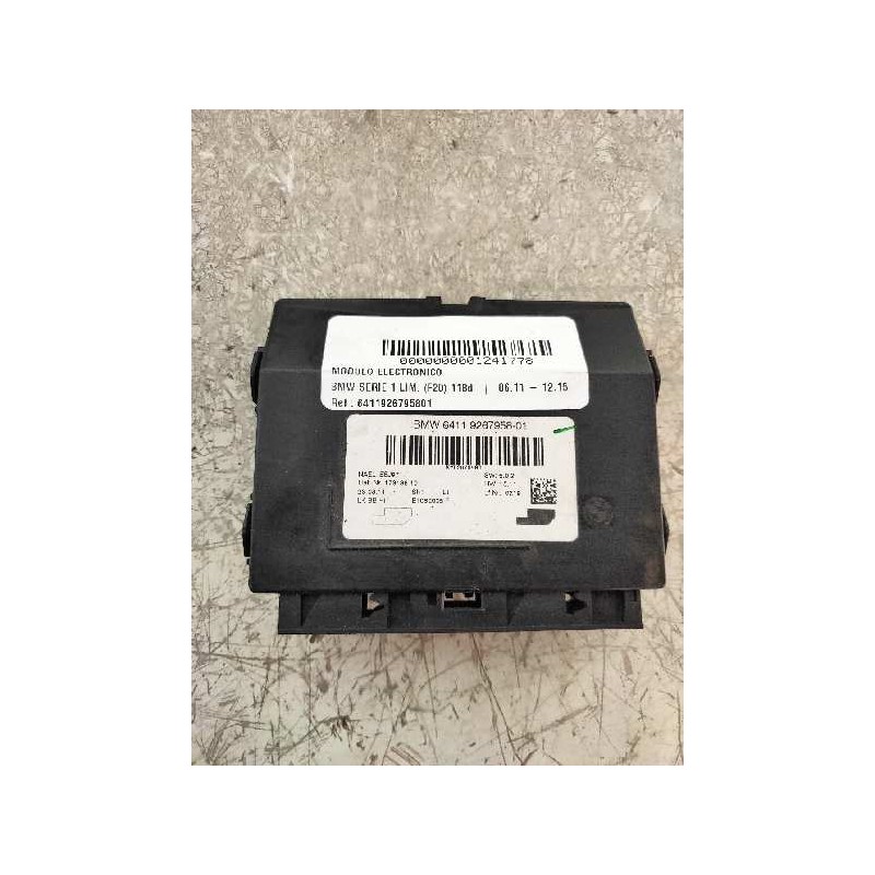 Recambio de modulo electronico para bmw serie 1 lim. (f20) 118d referencia OEM IAM 6411926795801  