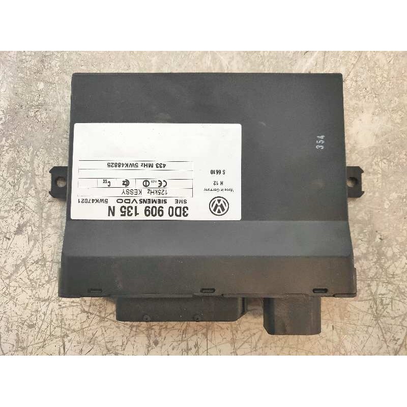 Recambio de modulo electronico para porsche cayenne (typ 9pa) básico referencia OEM IAM 5WK47021 3D0909135N 