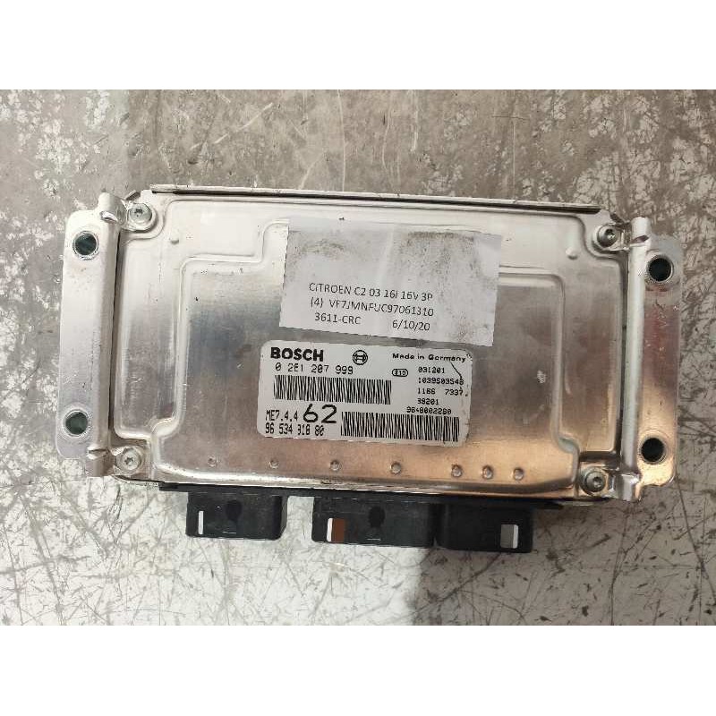 Recambio de centralita motor uce para citroen c2 vtr referencia OEM IAM 0261207999 9653491880 