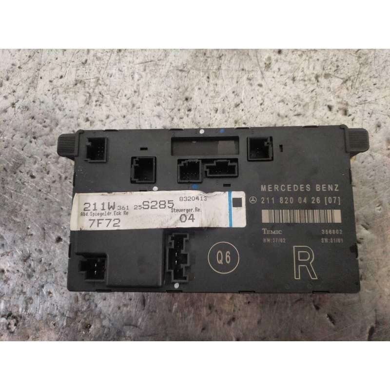 Recambio de modulo electronico para mercedes-benz clase e (w211) berlina e 320 cdi (211.026) referencia OEM IAM 2118200426  2002