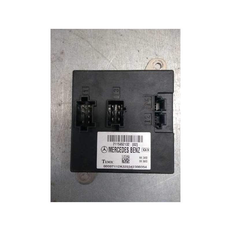 Recambio de modulo electronico para mercedes-benz clase e (w211) berlina e 270 cdi (211.016) referencia OEM IAM 2115452132  2002