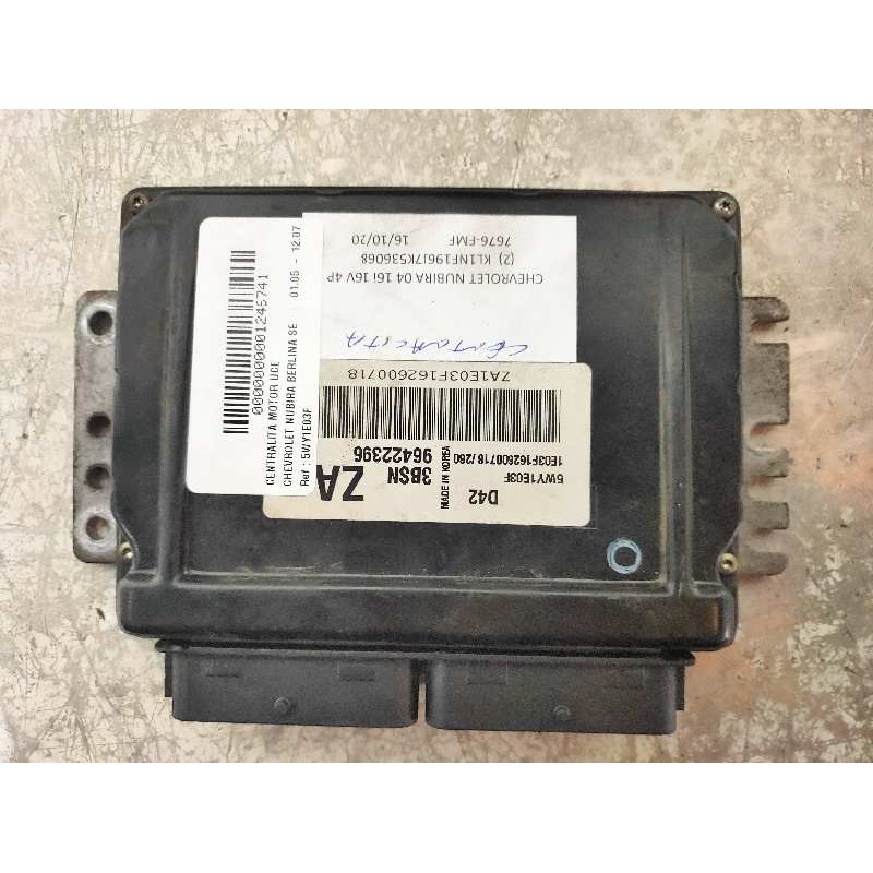 Recambio de centralita motor uce para chevrolet nubira berlina se referencia OEM IAM 5WY1E03F 3BSN 96422396 1E03F162600718 1E03F