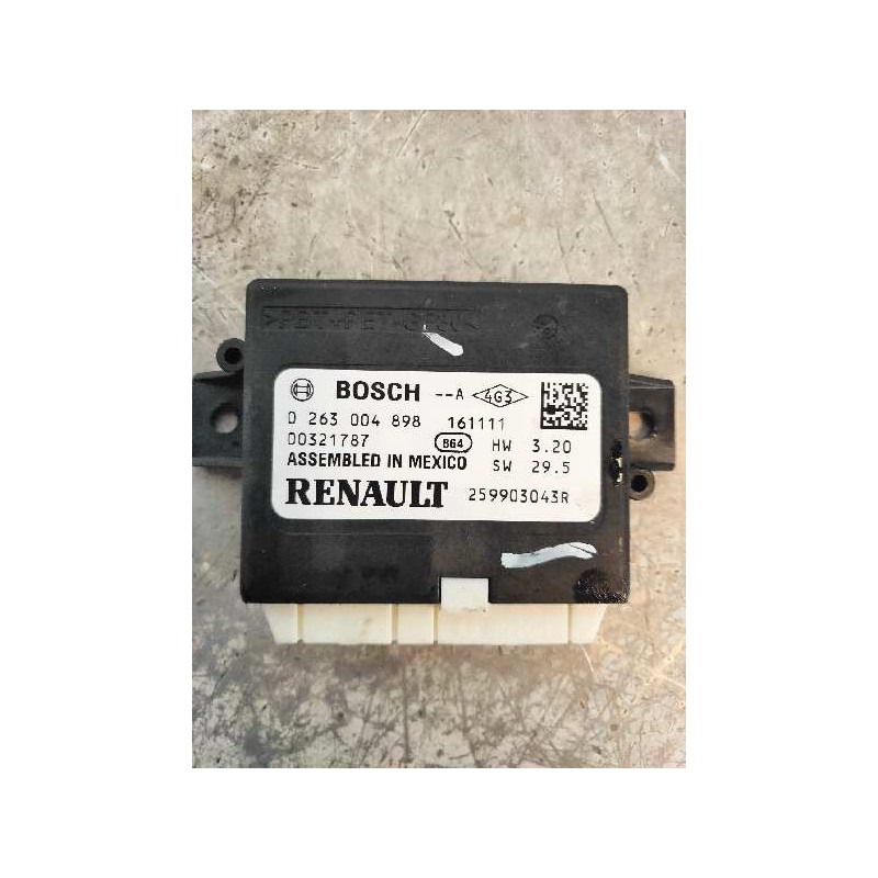 Recambio de modulo electronico para renault espace v 1.6 dci diesel fap energy referencia OEM IAM 0263004898 259903043R 161111