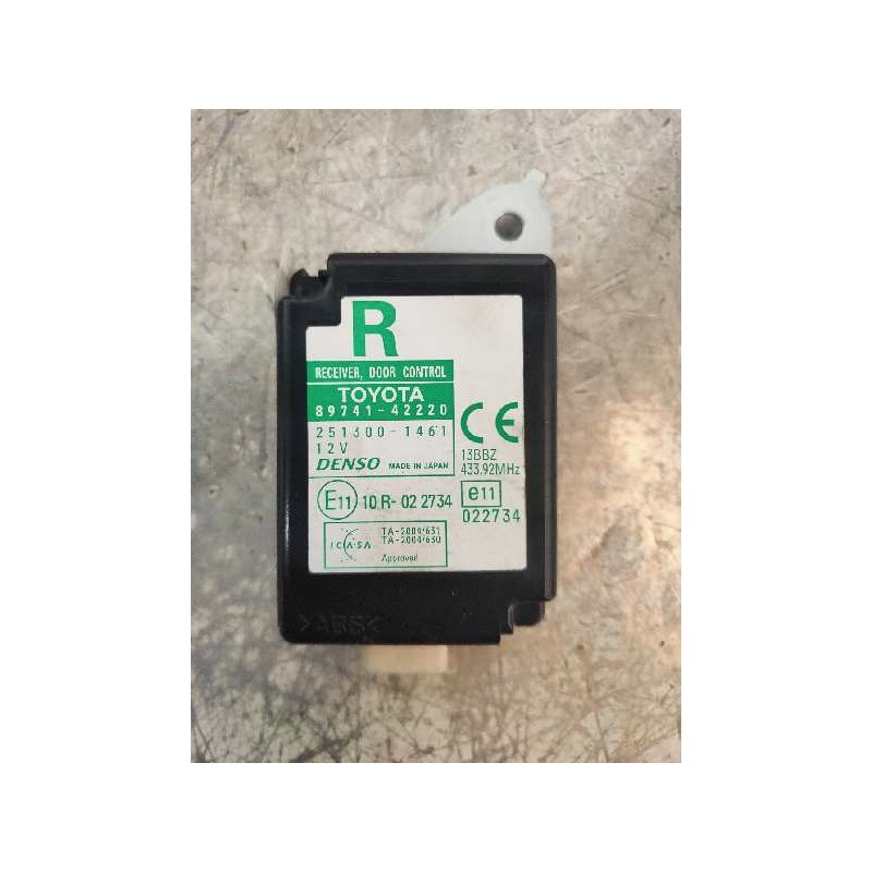 Recambio de modulo electronico para toyota rav 4 (a3) executive referencia OEM IAM 2513001461 8974142220 DENSO