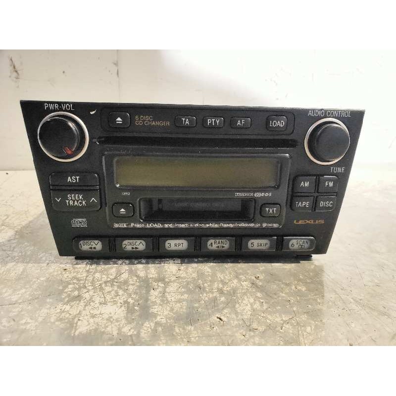 Recambio de sistema audio / radio cd para lexus is200 (gxe10) 2.0 referencia OEM IAM 8612053210 1220006280A121 FUJITSUTEN