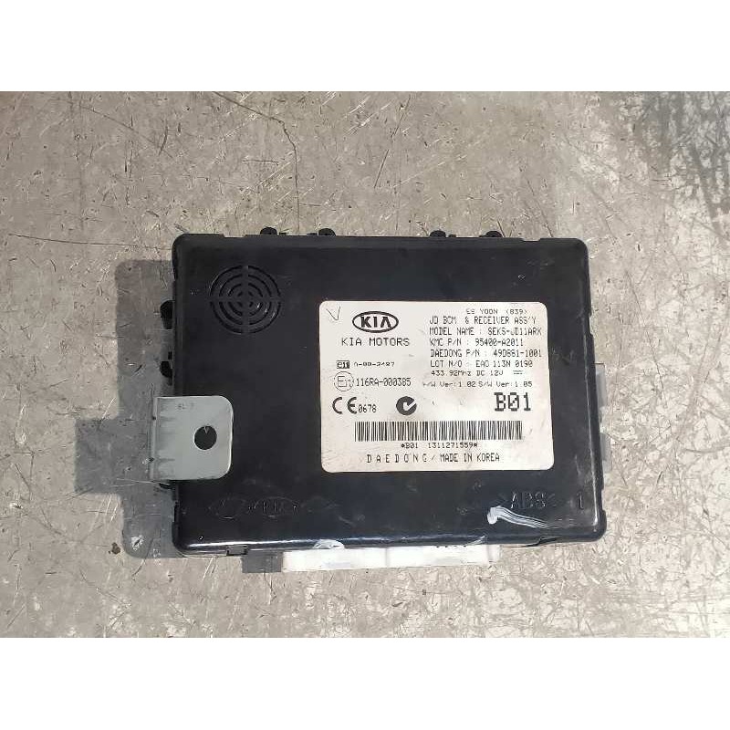 Recambio de modulo electronico para kia cee´d concept referencia OEM IAM 95400A2011  