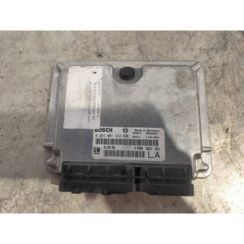 Recambio de centralita motor uce para opel vectra b berlina comfort referencia OEM IAM 0281001633 90508986 28SA3691 BOSCH