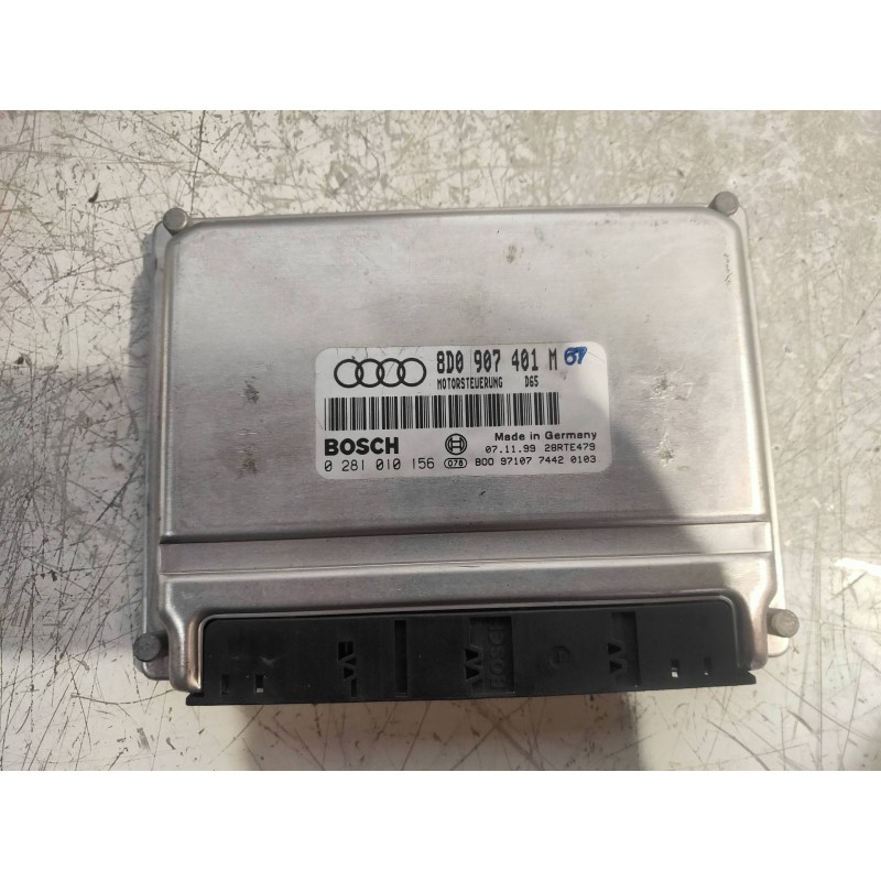 Recambio de centralita motor uce para audi a4 berlina (b5) 2.5 tdi quattro referencia OEM IAM 0281010156 8D0907401M 28RTE479 BOS