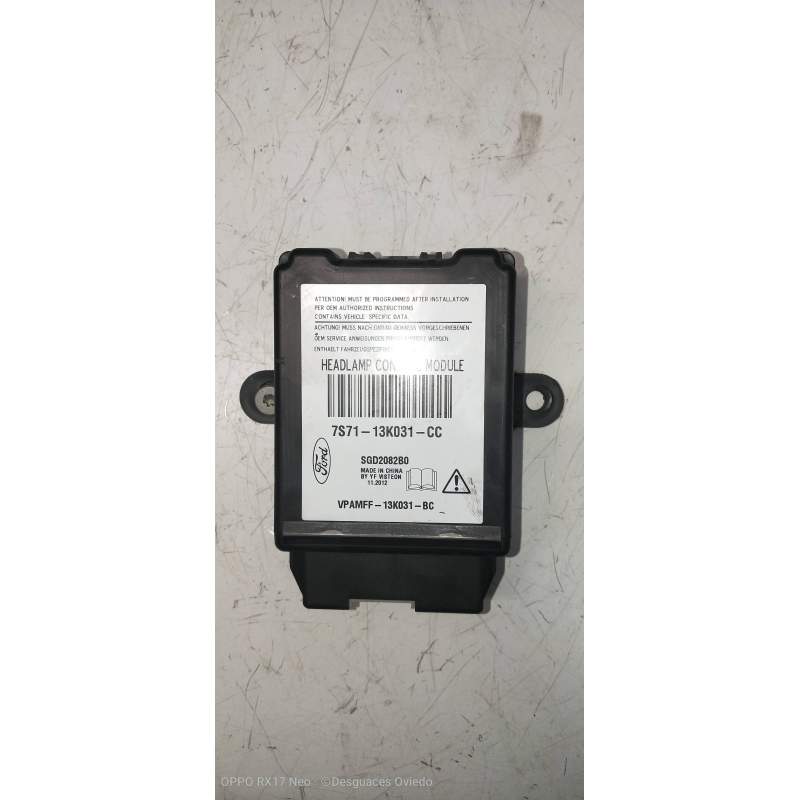 Recambio de modulo electronico para ford kuga (cbs) titanium referencia OEM IAM 7S7113K031CC SGD2082B0 