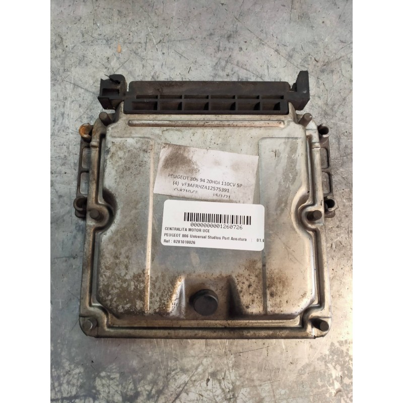 Recambio de centralita motor uce para peugeot 806 universal studios port aventura referencia OEM IAM 0281010028 9635156680 BOSCH