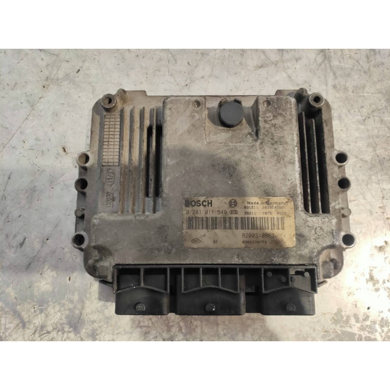 Recambio de centralita motor uce para renault megane ii berlina 5p dynamique referencia OEM IAM 0281011549 8200310863 8200370779