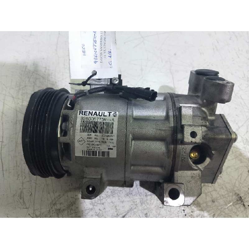 Recambio de compresor aire acondicionado para dacia sandero básico referencia OEM IAM 92006775RA T911948A 141C