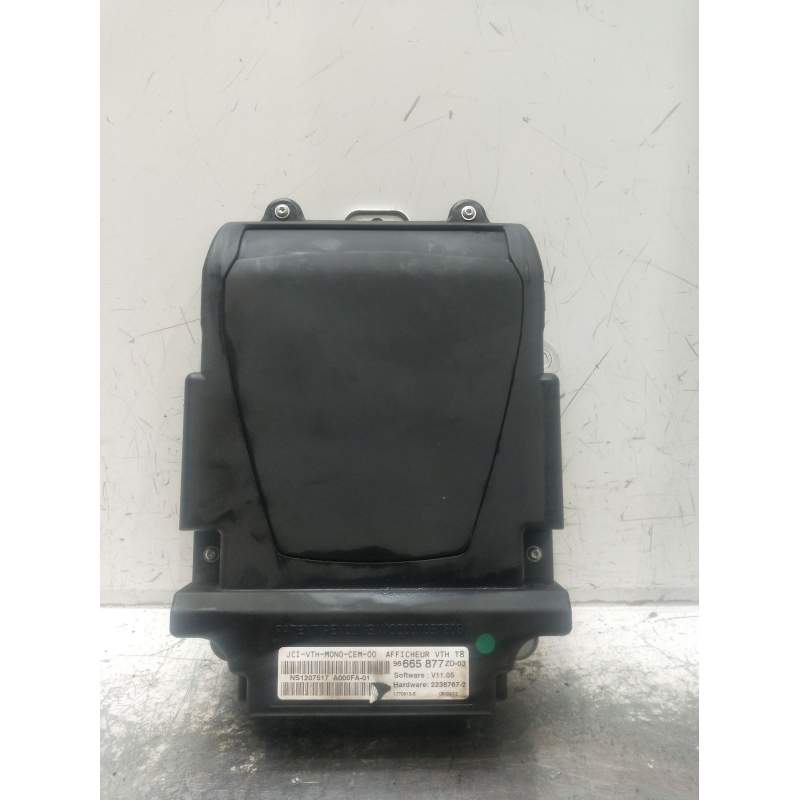 Recambio de pantalla multifuncion para peugeot 5008 (0u_, 0e_) 1.6 hdi referencia OEM IAM 96665877ZD 22387672 